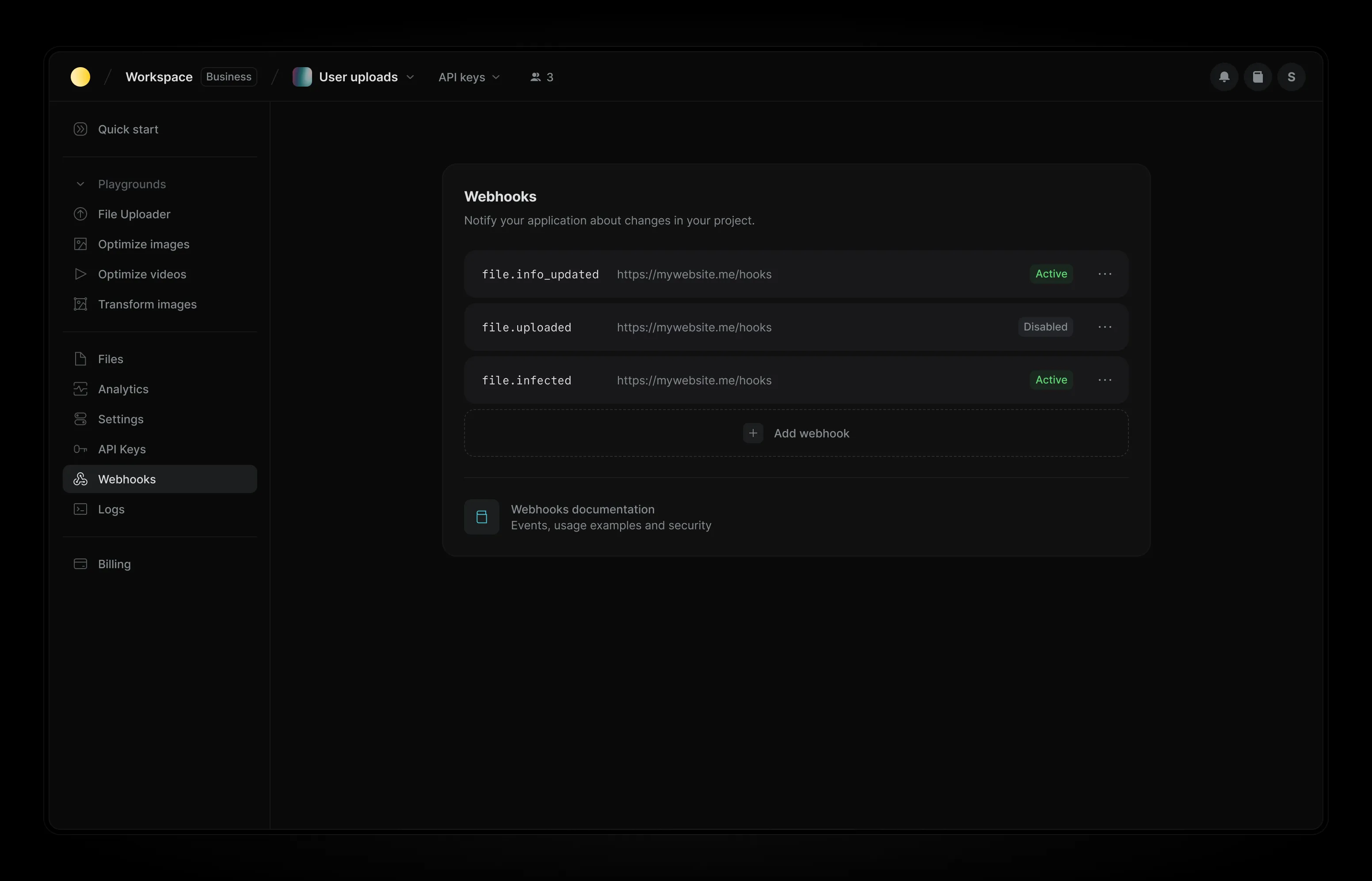 Webhooks